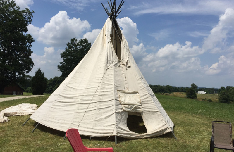 Camping at Elk Ridge Ranch.