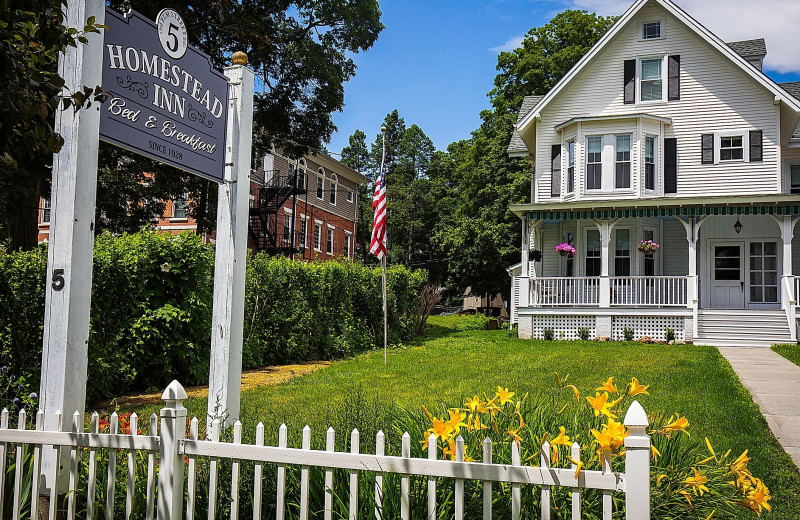 Exterior view of Homestead Inn.