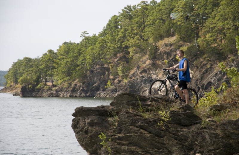 Biking at Mountain Harbor Resort & Spa.