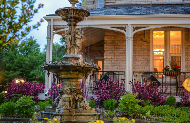 Garden view at Elm Hurst Inn & Spa.