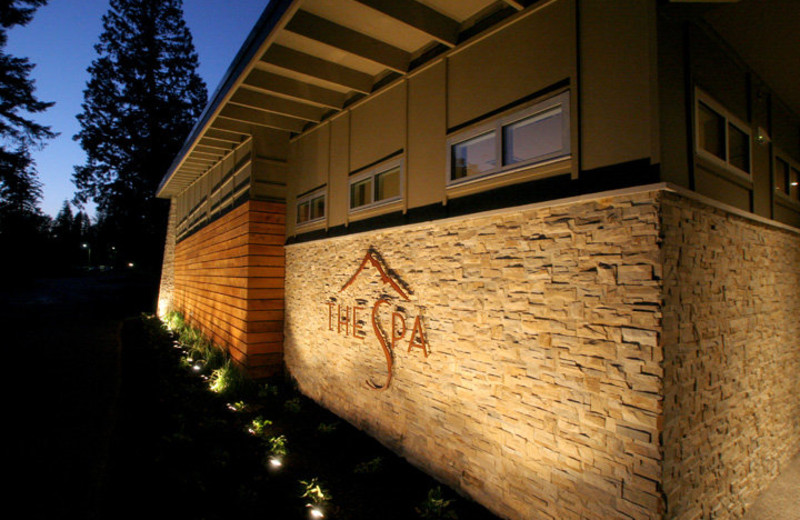 Spa exterior at The Resort at the Mountain.