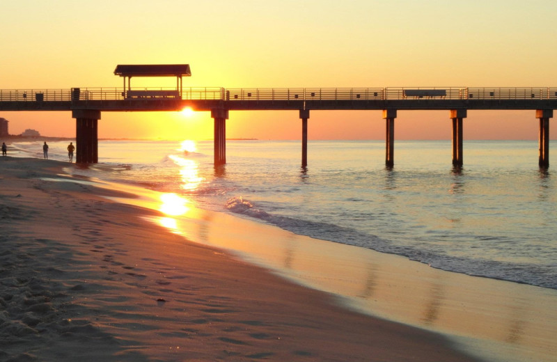 Fishing pier at Bender Realty.