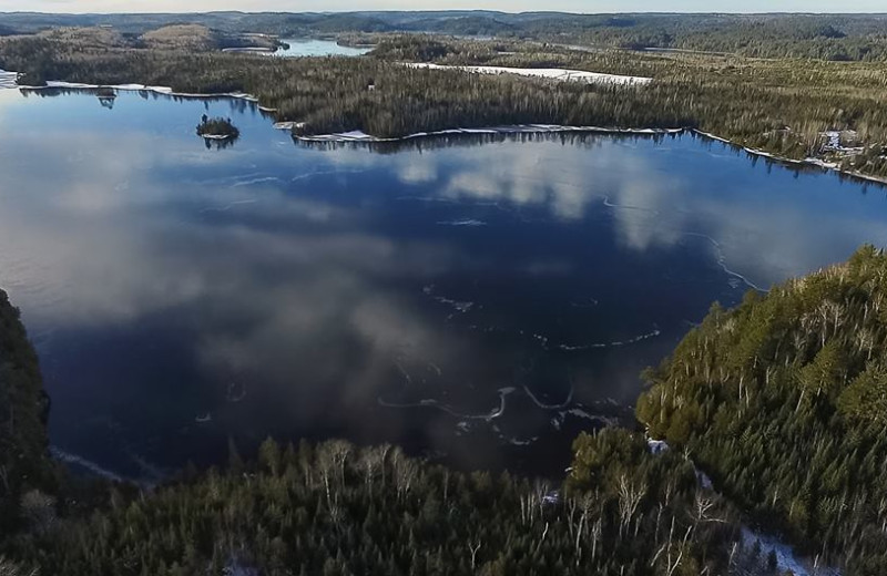 Lake view at Golden Eagle Lodge.