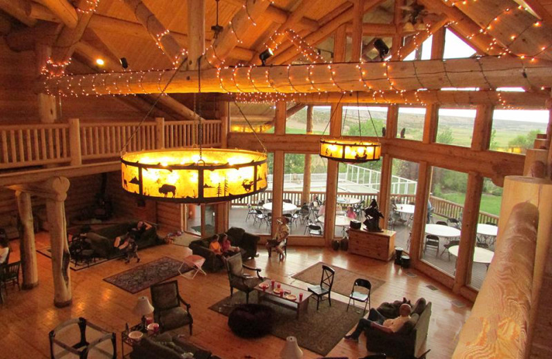 Lobby at Hidden Springs Ranch.