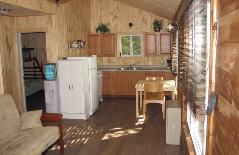 Cabin Interior at Ellen Island Camp