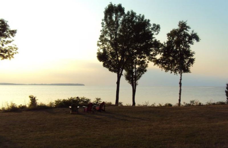 Lake view at Bay Shore Inn.