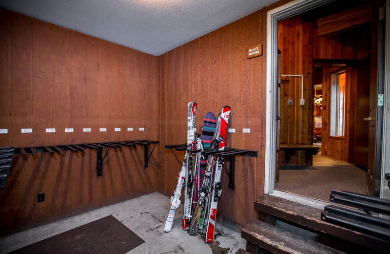 Skis at Kandahar Lodge.