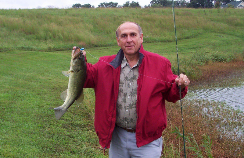 Fishing at Southern Grace Bed & Breakfast.