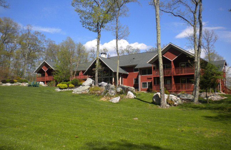 Exterior view of Minnewaska Lodge.