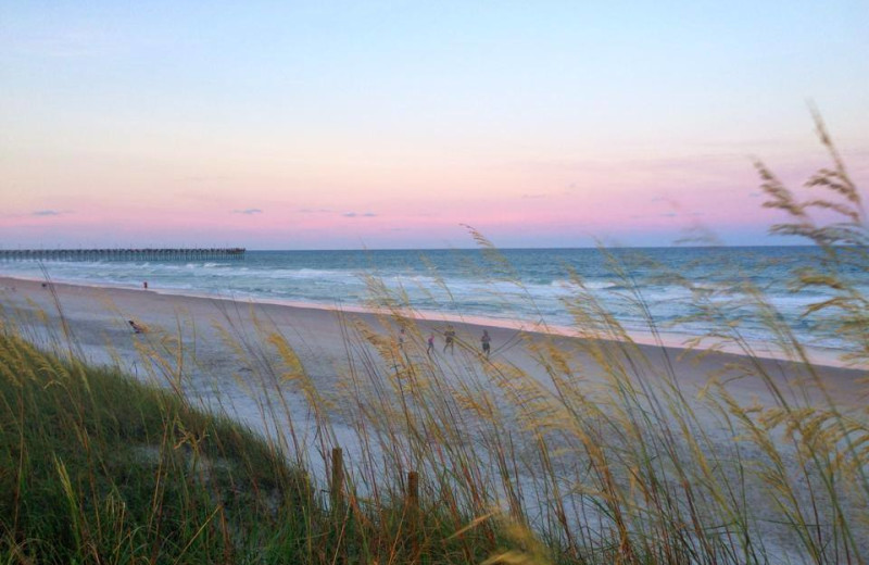 The beach at Treasure Realty.