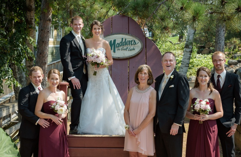 Weddings at Madden's on Gull Lake.