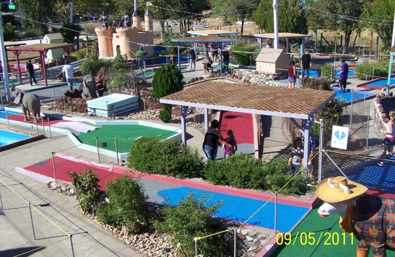 Mini golf at Ferndale Resort & Marina.