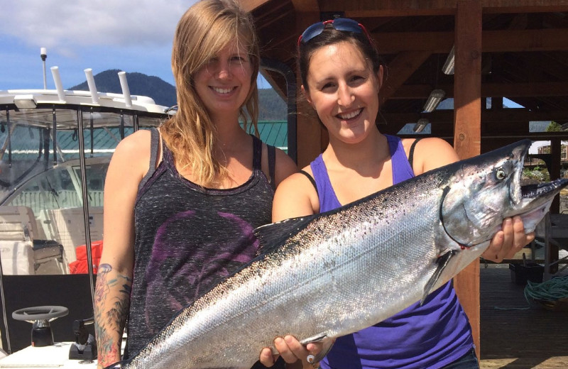 Fishing at Nootka Marine Adventures.