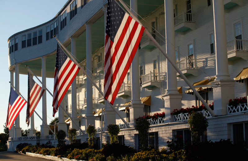 Exterior view of Grand Hotel.