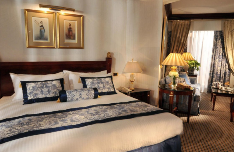 Guest room at Semiramis Inter-Continental Cairo.