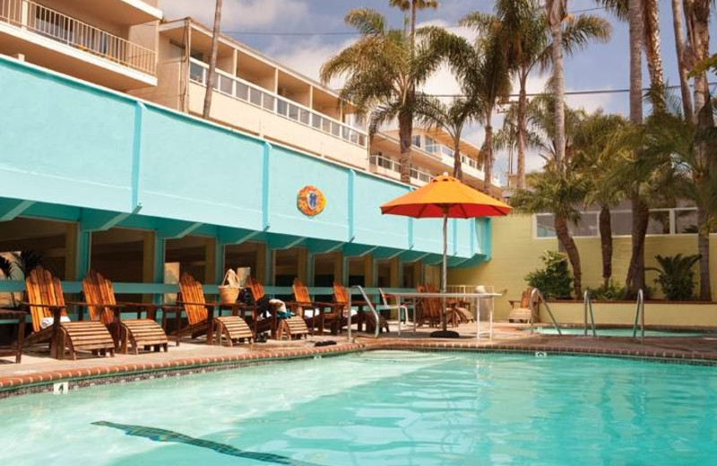Outdoor pool at Pacific Edge Hotel.