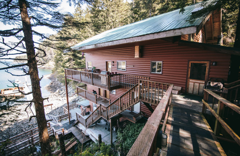 Exterior view of Elfin Cove Resort.