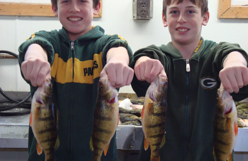 Fishing at Starck's Tamarack Lodge.