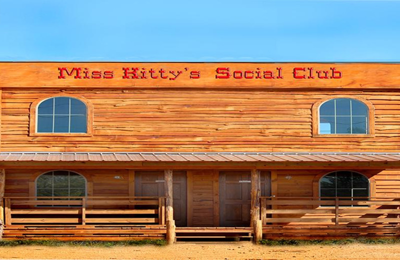 Miss Kitty's Social Club Cabin at Diamonds Old West Cabins.