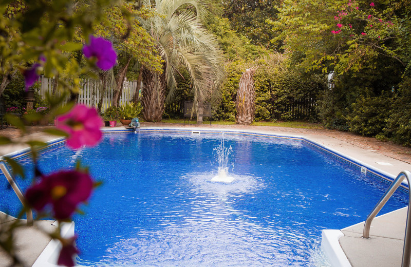 Outdoor pool at Madison House.