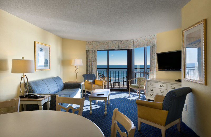 Guest living room at Ocean Reef Resort.