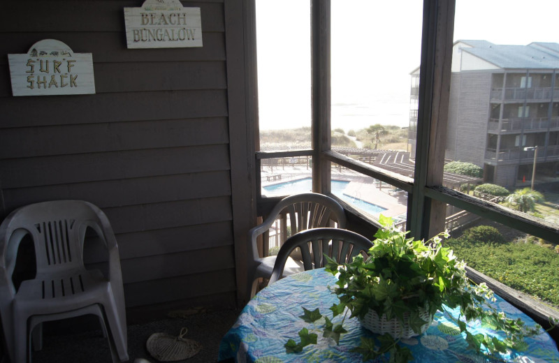 Rental balcony at McMillan Real Estate.