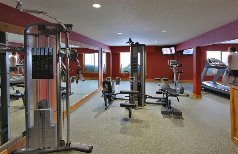 Fitness room at Grand Lodge at Brian Head.