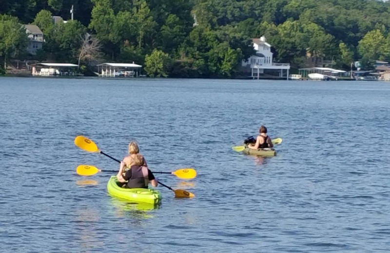 Kayaking at Kon Tiki Resort.