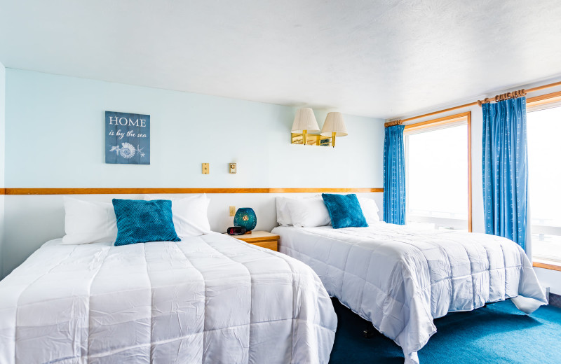 Guest room at Seagull Beachfront INN.