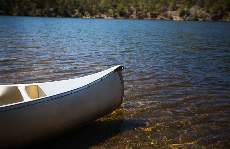 Canoe at Cohutta Springs Conference Center.