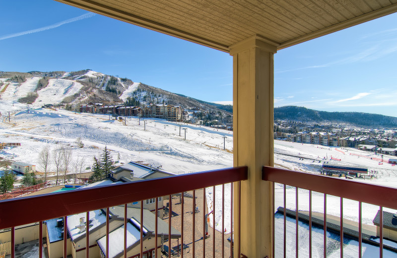 Balcony view at Torian Plum Resort.