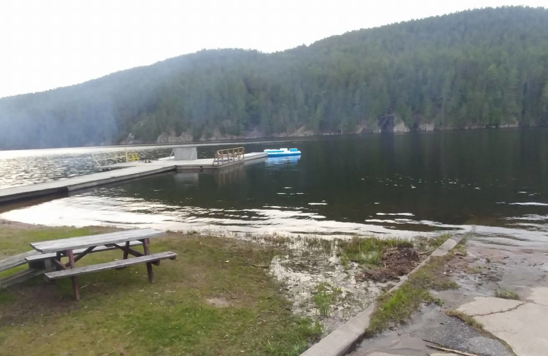 Lake view at Mattawa River Resort.