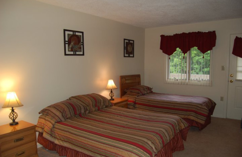 Guest room at Discounted Condominium Rentals.