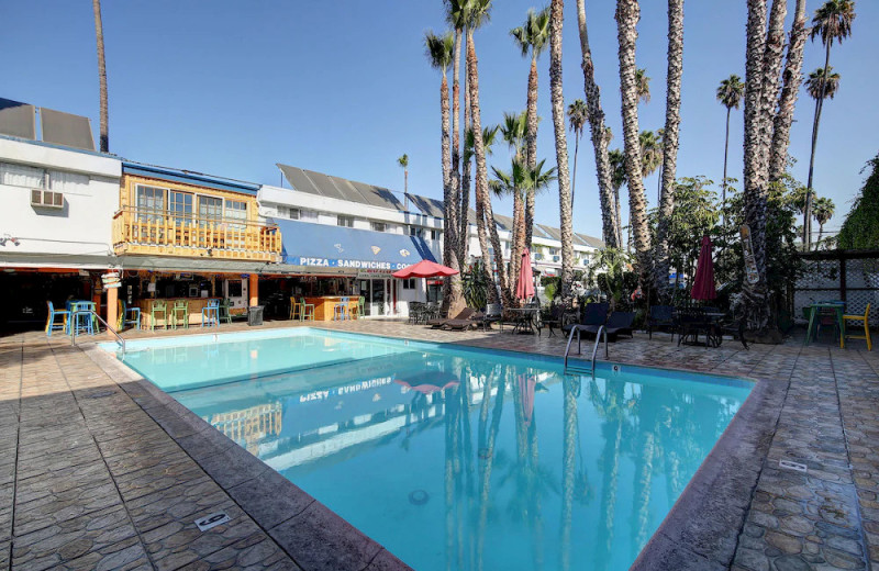Outdoor pool at Los Angeles Adventurer All Suite Hotel.
