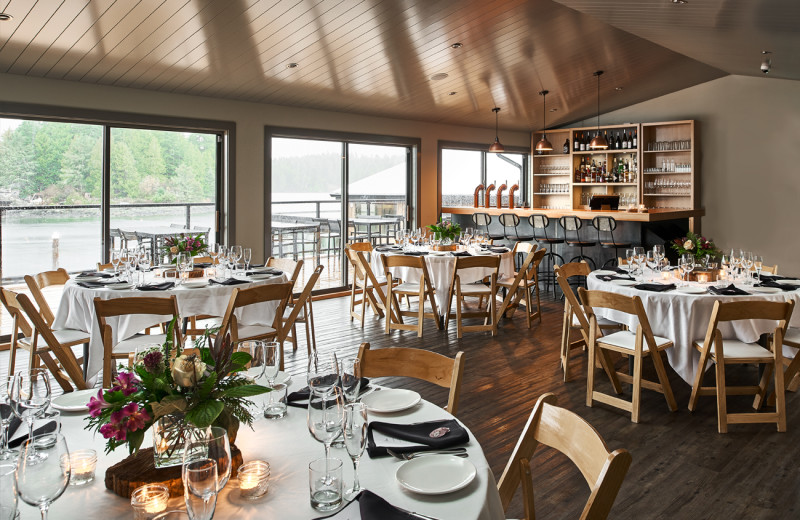 Weddings at Tofino Resort Marina.