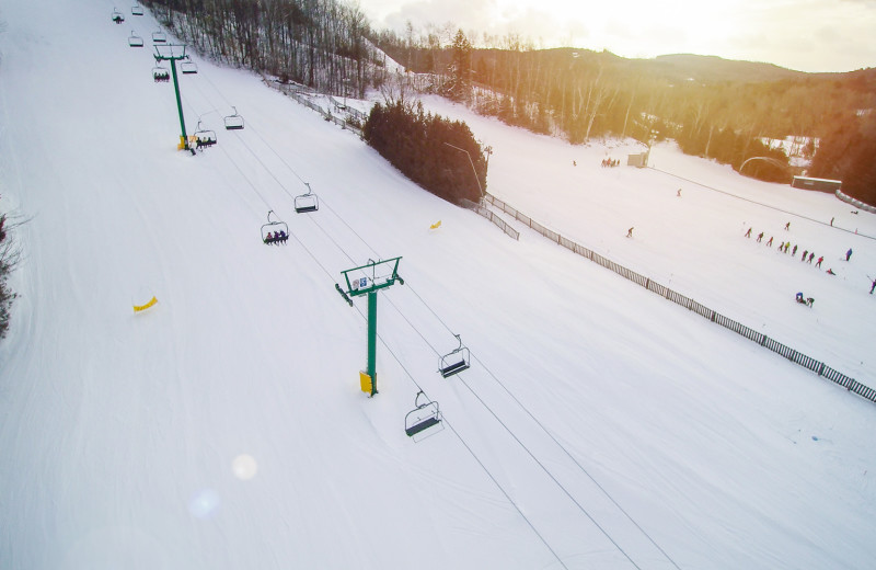 Skiing at Hockley Valley.