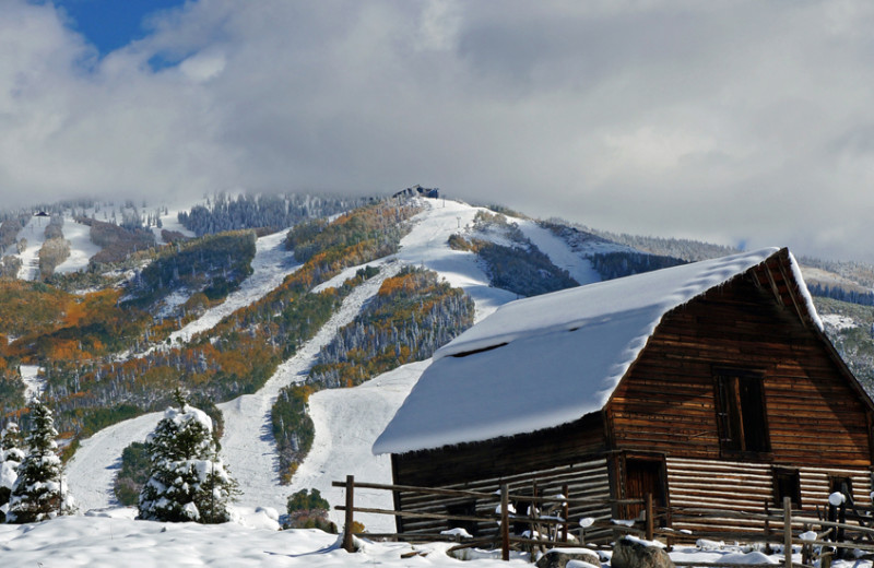 Mountain view at Steamboat Vacation Rentals.