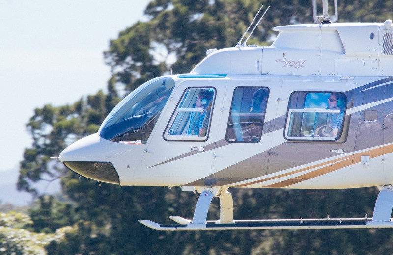 Helicopter at Costa Rica Luxury Lifestyle.