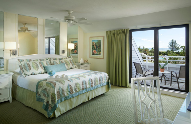 Guest room at Tortuga Beach Club Resort.