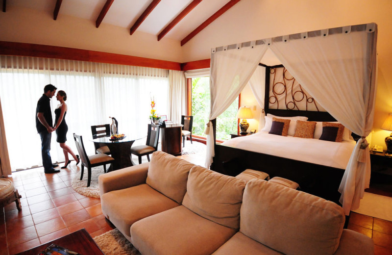 Guest suite at Tabacon Resort.