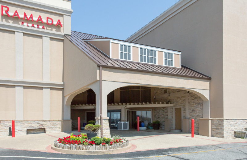 Exterior of Ramada Plaza Nags Head Oceanfront.
