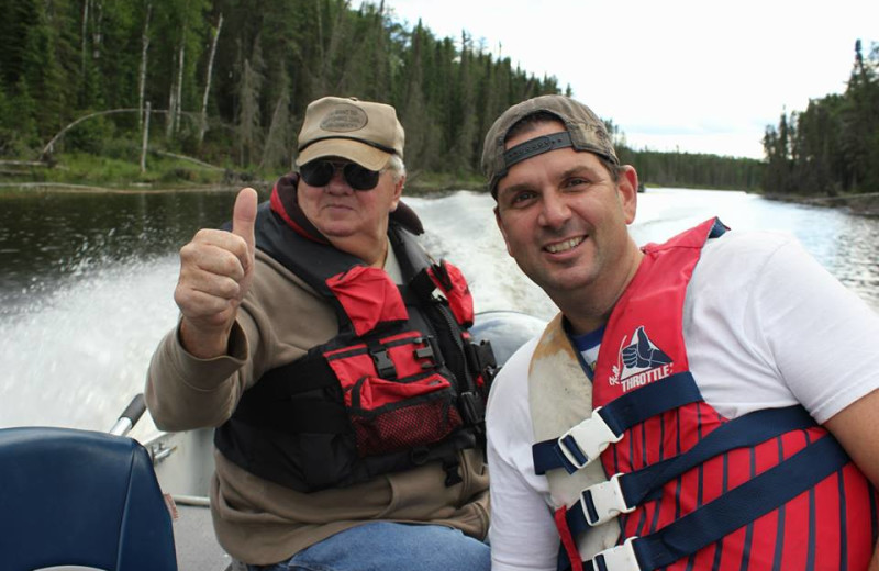 Fishing at Woman River Camp