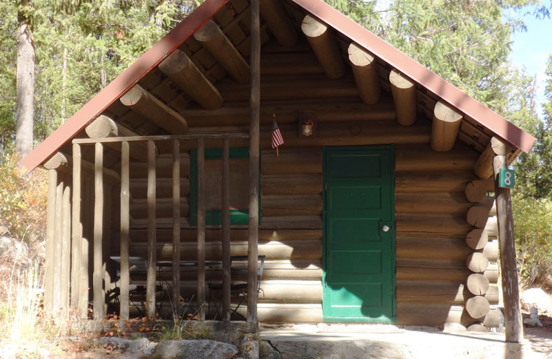 Cabin exterior at North Shore Lodge & Resort.