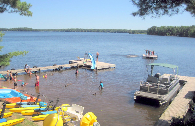 Beach at Northland Lodge.