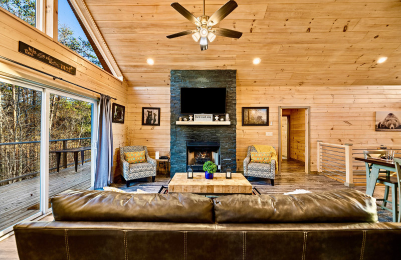 Living room at American Patriot Getaways - Sugar Bear.