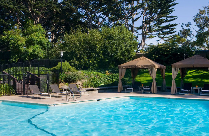 Outdoor pool at Hyatt Regency Monterey Hotel and Spa on Del Monte Golf Course.