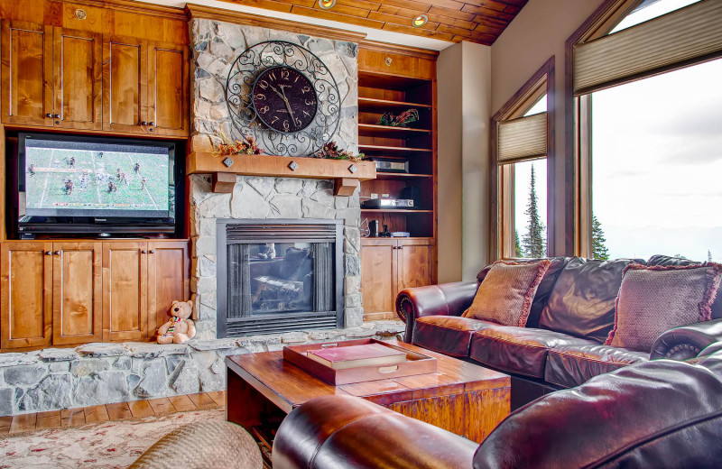 Living Room at RentChalets