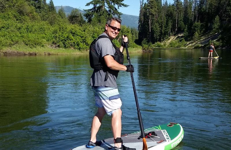 Paddle board at Natapoc Lodging.