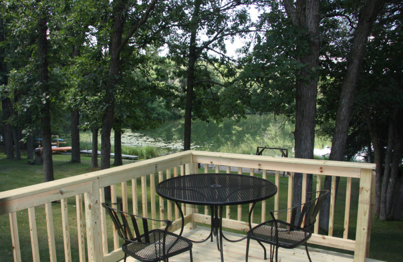 Deck at Lady Slipper Inn.