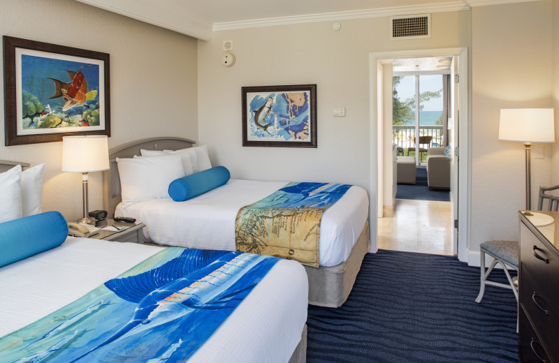 Guest room at TradeWinds Island Grand.